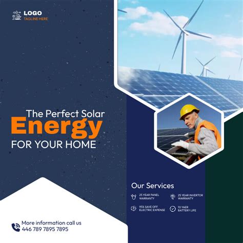 Renewable And Clean Solar Energy Ad Template Postermywall