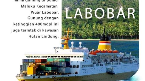 Jadwal Kapal Pelni Km Labobar Bulan Januari Semua Rute Syarat Dan