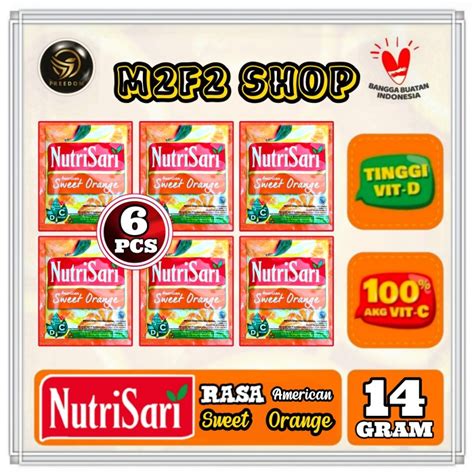 Jual Nutrisari Minuman Serbuk Sweet Orange Jeruk Sachet Gr