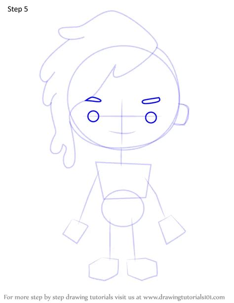 Learn How To Draw Isla From Toca Life World Toca Life World Step By