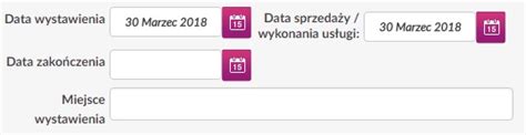 Daty Wystawienia Lub Sprzeda Y Funkcje Faktury Afaktury