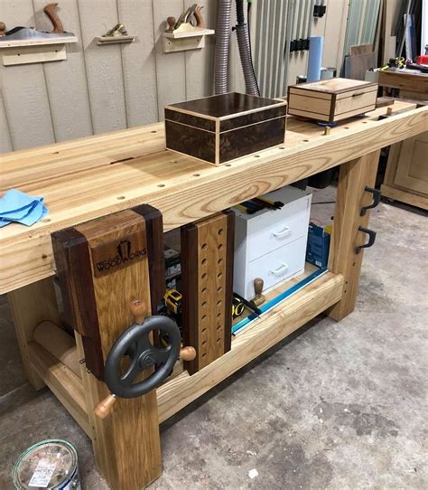 Split Top Roubo Workbench The Wood Whisperer Guild Woodworking Shop