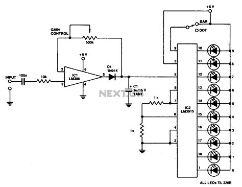 Music Rhythm Led Flashlight Circuit Diagram