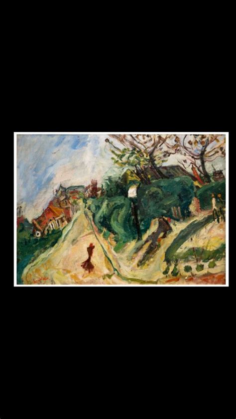 Chaïm Soutine Paysage avec personnages c 1918 19 Huile sur