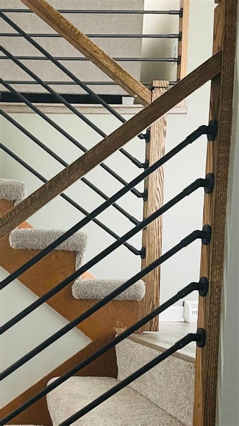 Indoor Stair Railing Black Stair Railing Iron Stair Balusters