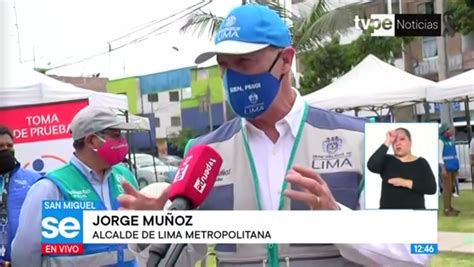 Tvper Noticias On Twitter En Vivo Jorgemunozpe Alcalde De Lima