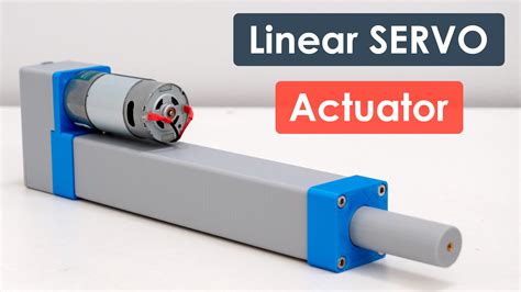 How To Make a Linear Servo Actuator with Position Feedback