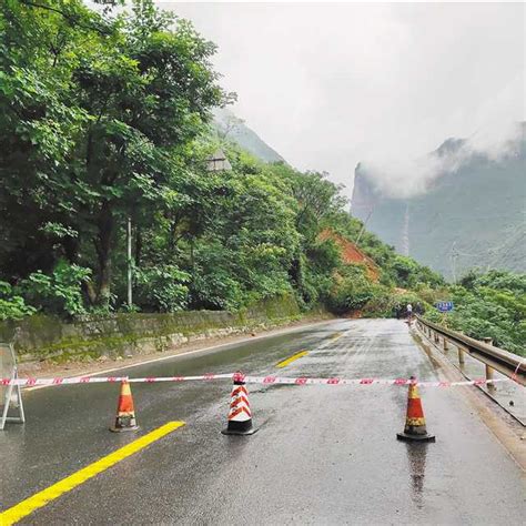 国道319武隆段山体滑坡道路中断重庆市交通局