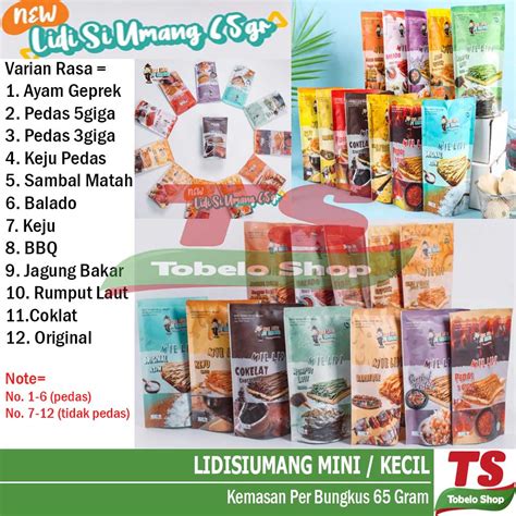 Jual Si Umang Mie Lidi Gram Mie Lidi Si Umang Lidi Mini Lidi