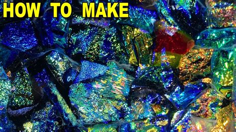 Scrap Dichroic Glass To Something Useful Fused Glass Tutorial Youtube