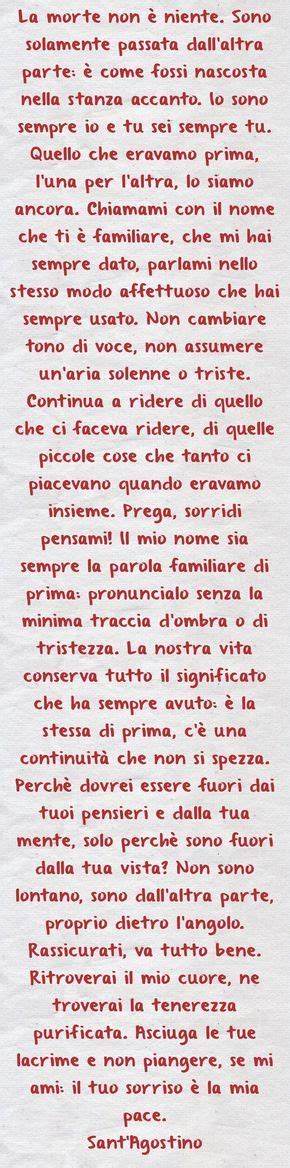 La Morte Non Niente Sono Solamente Passata Dall Altra Citazioni