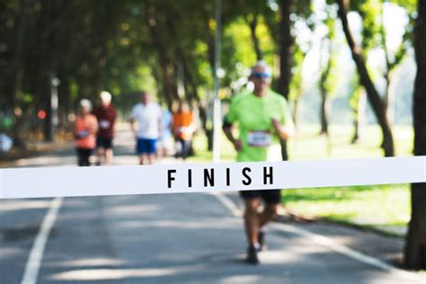 Marathon Finish Line Stock Photos, Pictures & Royalty-Free Images - iStock