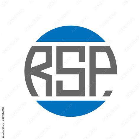 rsp letter logo design  white background rsp creative initials