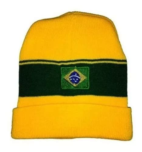 Toca Gorro Brasil Copa Do Mundo Torcedor Unisex Parcelamento Sem Juros