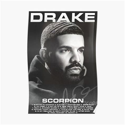 "Drake - Scorpion" Poster for Sale by margaretalexan | Redbubble