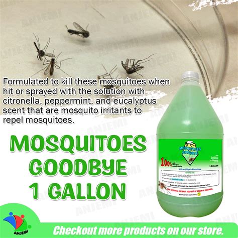 Mosquitoes Goodbye Spray 1 Gallon Mosquito Killer Repellant Anti Dengue