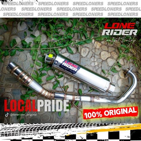 Jual Knalpot Lone Rider MX KING LR ORIGINAL High End HE Step