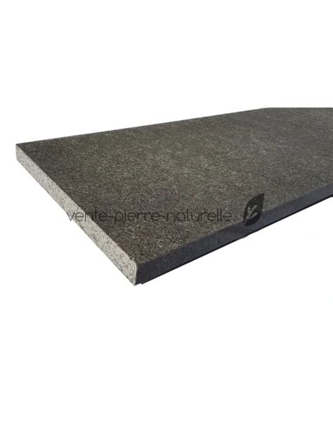 Margelle En Granit Noir Flamm Bord Chanfrein Vente Pierre Naturelle