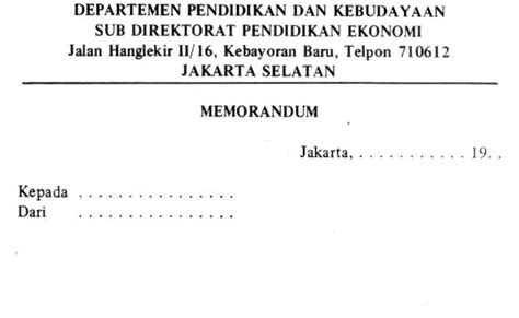 Cara Membuat Nota Dinas Dan Memorandum Yang Benar Ternyata Ini Otosection