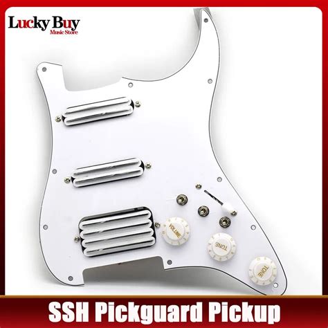 Ssh Coil Splitting Pickups Electric Guitar Pickguard Mini Humbucker