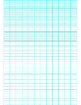 Printable Semi Log Paper 12 Divisions By 1 Cycle