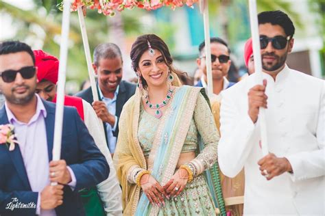 13 Sea Green Lehenga Designs For The Millennial Brides