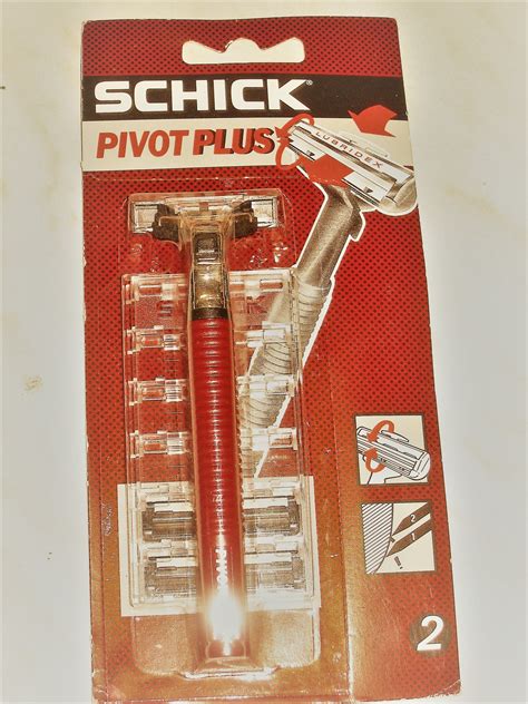 Schick Pivot Plus Met Lubrastrip 2 Mesjes Jaren 80 Nieuw In Blister