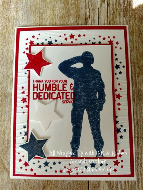 Dedicated Service Military Cards Cards 4th Of July