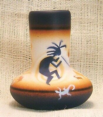 Cedar Mesa Native American Hand Made Pottery Stone Visions Kokopelli