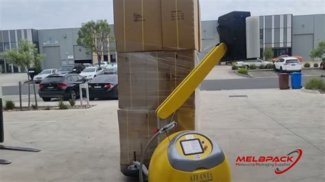 Revolutionary Mobile Robotic Stretch Wrapper Optimized Battery Pallet