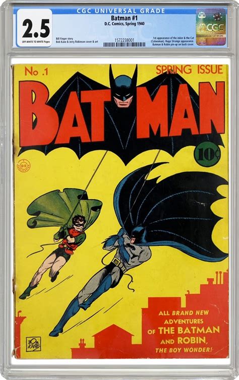 CGC Graded First Appearance Of Joker In ComicConnect Auction CGC