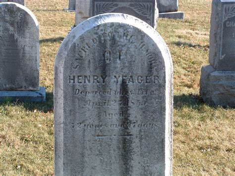 Henry Yeager 1787 1859 Find A Grave Memorial