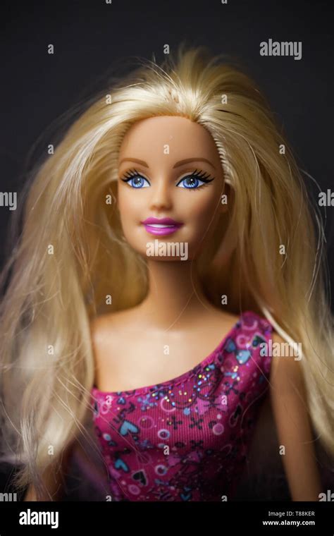 Woodbridge New Jersey May 10 2019 A 2000s Era Barbie Doll Is Posed For A Headshot Stock