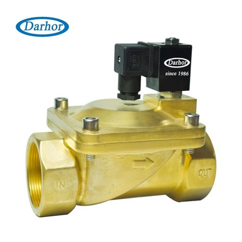 DHD31 2 Way Pilot Operated Brass Solenoid Valve