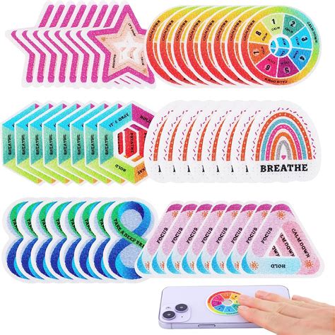 48pcs Anxiety Sensory Strips Calm Strips For Anxiety Sensory Stickers