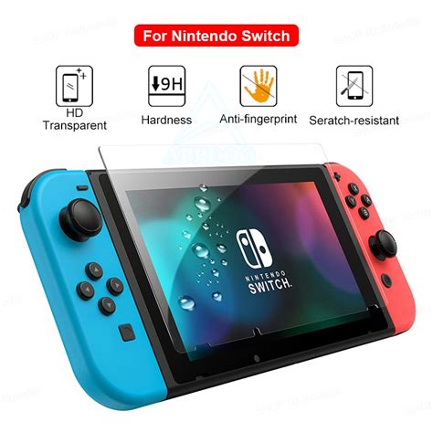 Nintendo Switch V1 V2 OLED 9H Película Protetora De Tela HD