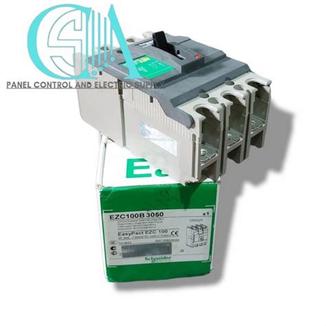 Jual Mccb 50A 3Phase Schneider Ori Easy Pact Ezc 100B 50 Ampere 3