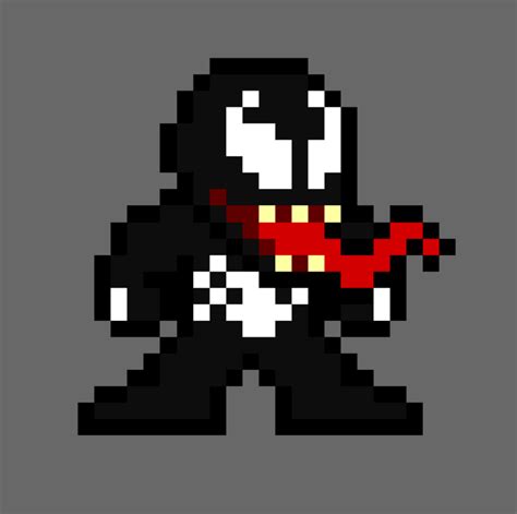 Venom Pixel Sprite Pixel Art Minecraft Pixel Art Skeletor | Porn Sex ...