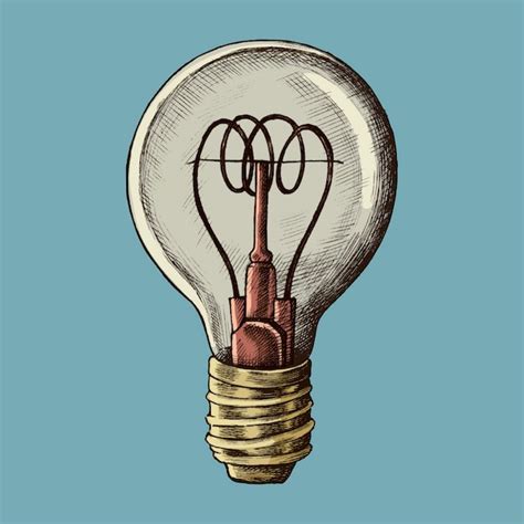 Premium Vector Hand Drawn Light Bulb Illustration