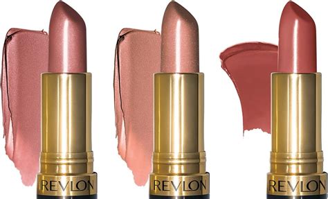 Revlon Super Lustrous Lipstick 3 Piece T Set Blushed Champagne On