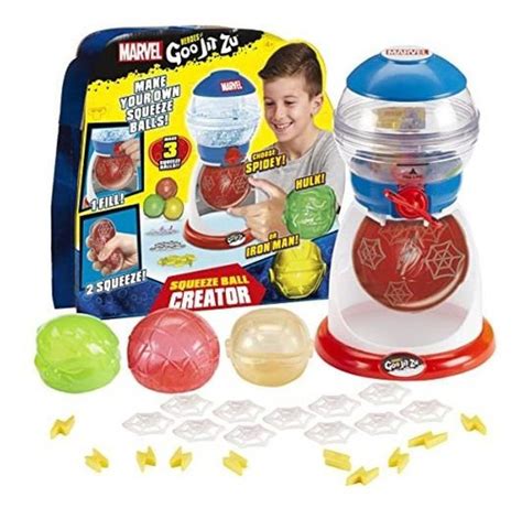 Heroes Of Goo Jit Zu Marvel Squeeze Ball Maker Hace 3 Bola Cuotas