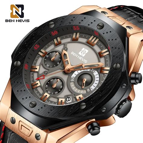 Ben Nevis Luxury Brand Men Leather Sports Watches Men S Army Military