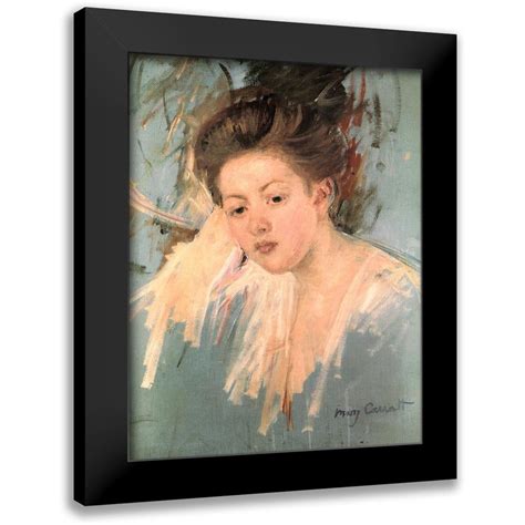 Cassatt Mary 15x18 Black Modern Framed Museum Art Print Titled