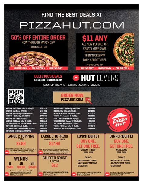 Free Printable Coupons Pizza Hut Coupons