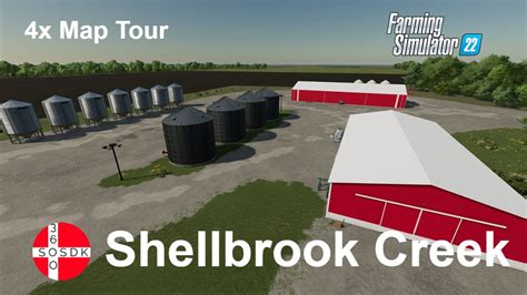 Shellbrook Creek Map Tour Dansk Farming Simulator 22 YouTube