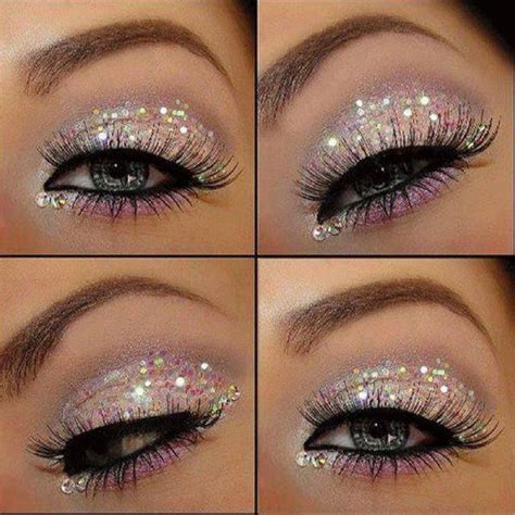 PinkFashion How To Apply Glitter Eye Makeup