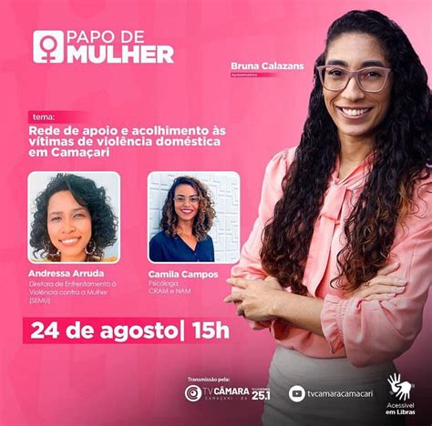 Programa Papo de Mulher debate Rede de Apoio e Acolhimento às Vítimas