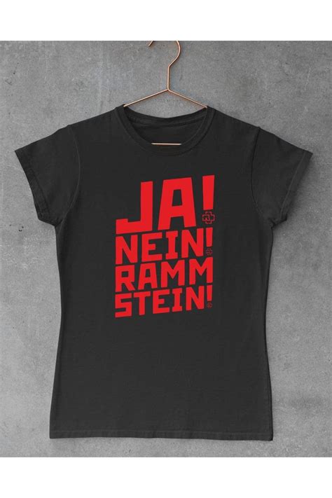 Ja Nein Rammstein Női Póló Pólóügynökség