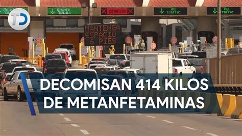 Decomisan más de 400 kilos de metanfetaminas en el Puente Colombia