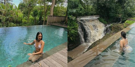 Potret Anya Geraldine Saat Di Vila Mewah Bali Hot Dan Seksi Pakai